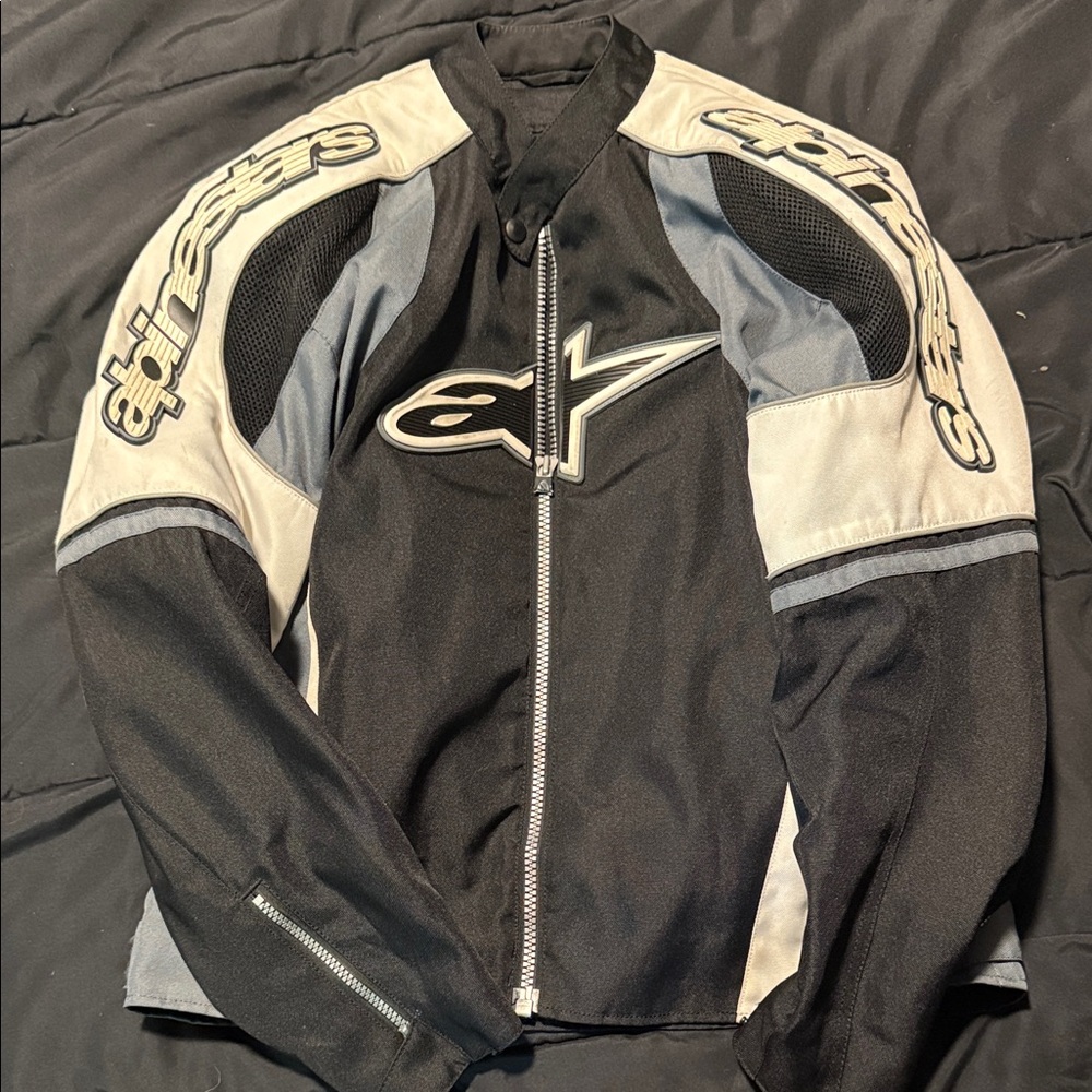 Alpinestars Black and White Racing Jacket